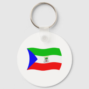 Nyckelring med flagga för Ekvatorialguinea