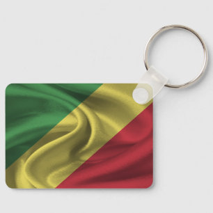 Nyckelring med flaggan för Republiken Kongo