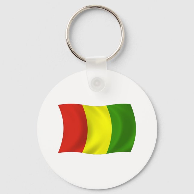 Nyckelring med Guineas flagga (Framsida)