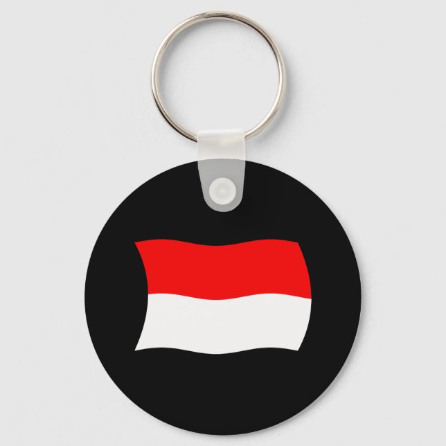 Nyckelring med Indonesiens flagga (Framsida)
