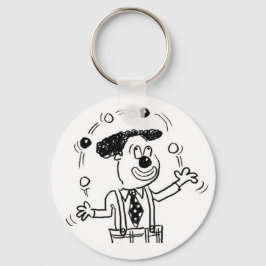 Nyckelring med Juggler Juggling Illustration