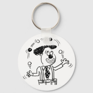 Nyckelring med Juggler Juggling Illustration