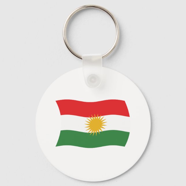 Nyckelring med Kurdistans flagga (Framsida)
