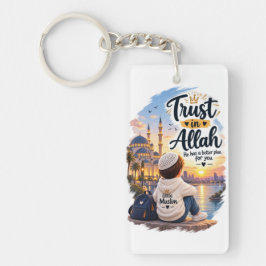 Nyckelring med 'Lita på Allah' - Islamisk tillbehö