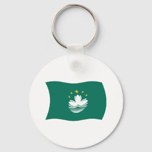 Nyckelring med Macaos flagga