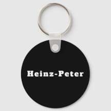 Nyckelring med namn Heinz-Peter