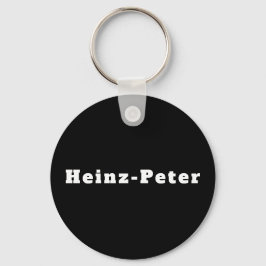 Nyckelring med namn Heinz-Peter