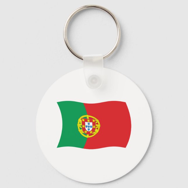 Nyckelring med Portugals flagga (Framsida)