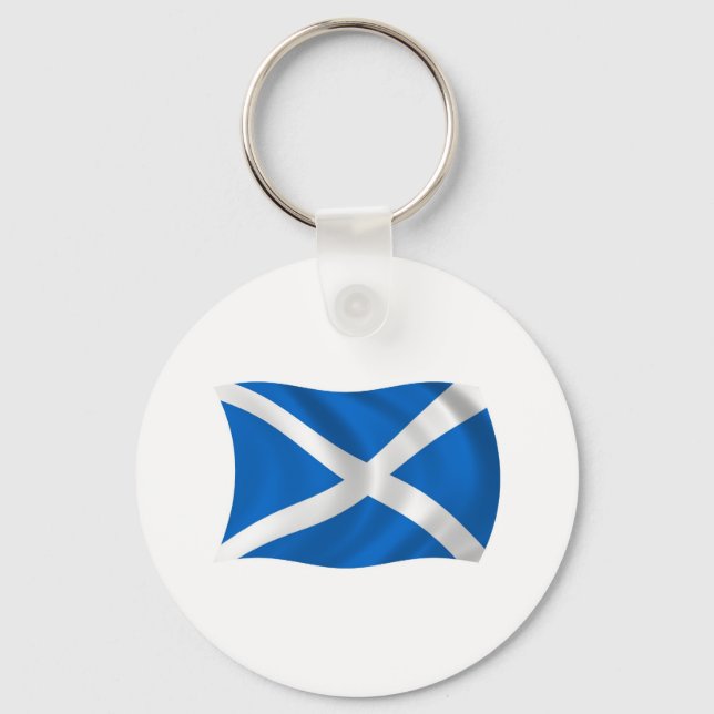 Nyckelring med Skottlands flagga (Framsida)