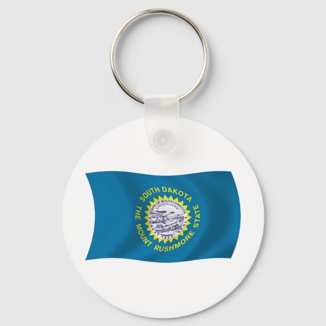 Nyckelring med South Dakotas flagga (Framsida)