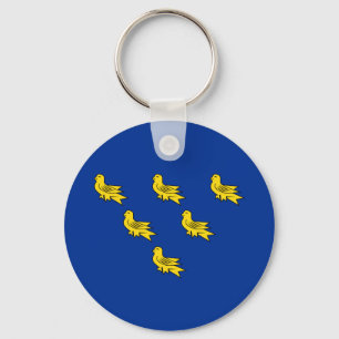 Nyckelring med Sussexflagga