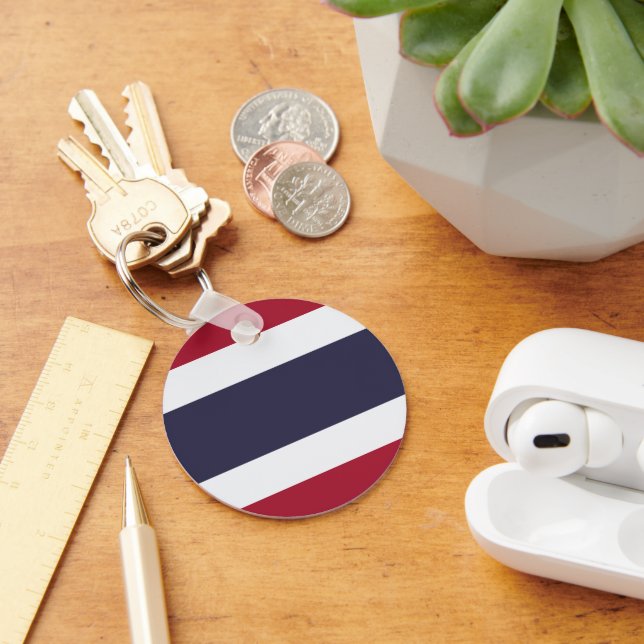 Nyckelring med Thailands flagga (Skrivbord)