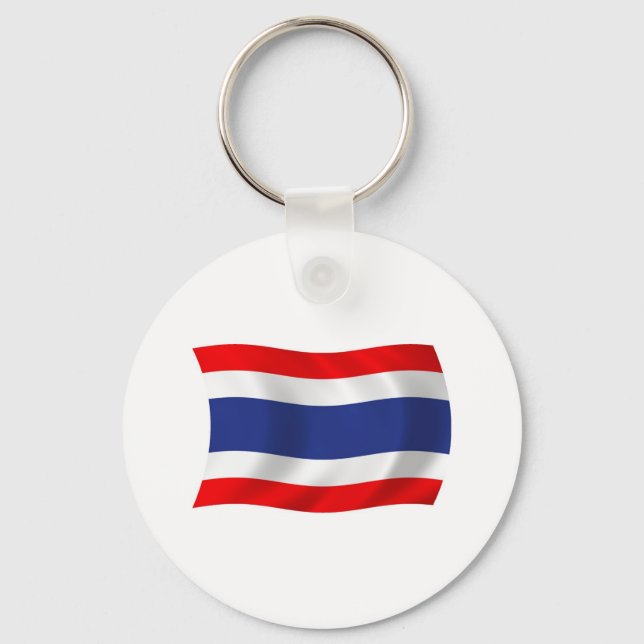 Nyckelring med Thailands flagga (Framsida)
