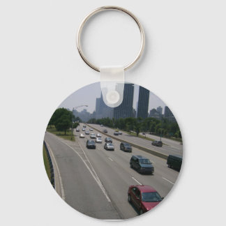 Nyckelring med trafik genom arbetsplatstrafik