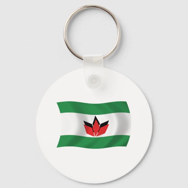 Nyckelring med Ungerns folkflagga (Framsida)