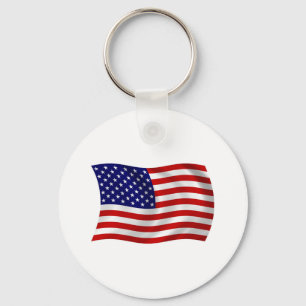 Nyckelring med USA:s flagga (Amerikas förenta stat