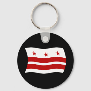 Nyckelring med Washington D.C.-flagga