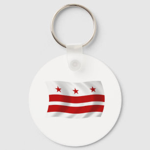 Nyckelring med Washington D.C.-flagga