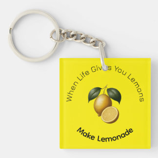 Nyckelring När Livet Ger Dig Citroner Gör Citronad