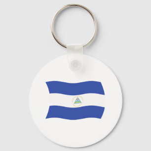 Nyckelring Nicaraguas flagga