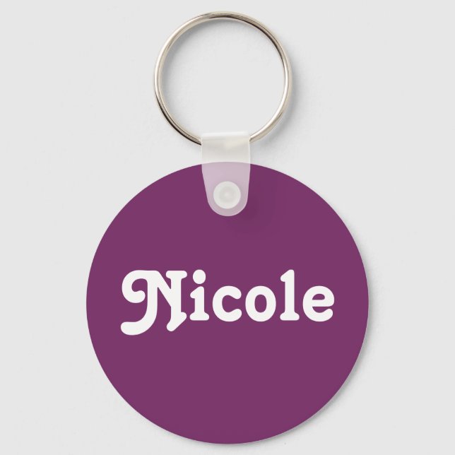 Nyckelring Nicole (Framsida)