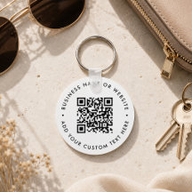 Nyckelring | Personlig QR-kod Affärs Promo Tag