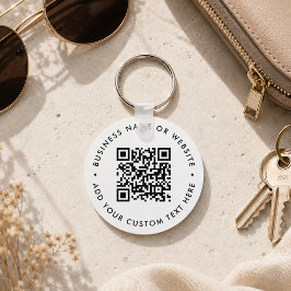Nyckelring | Personlig QR-kod Affärs Promo Tag