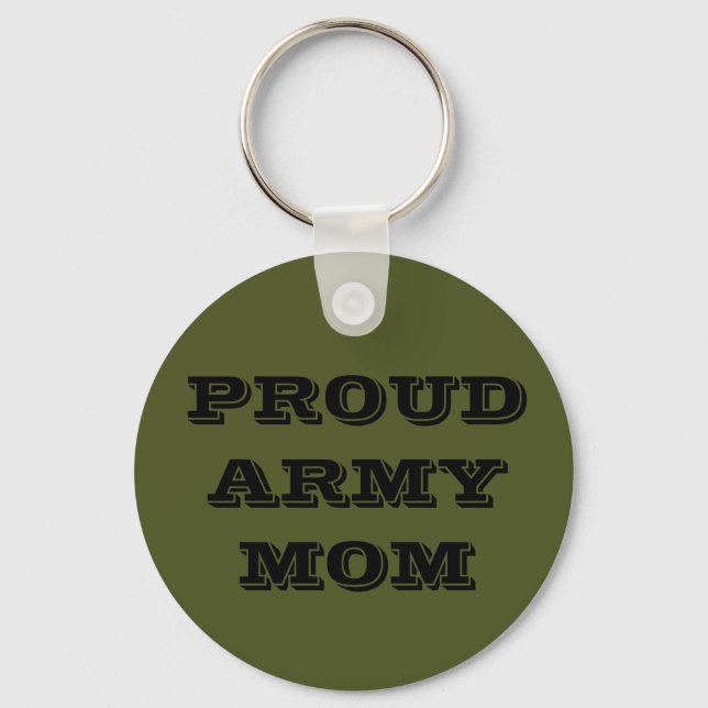 Nyckelring Proud Army Mamma (Framsida)