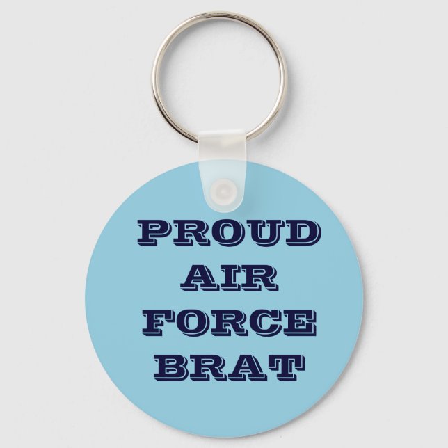 Nyckelring Proud Luft Force Brat (Framsida)
