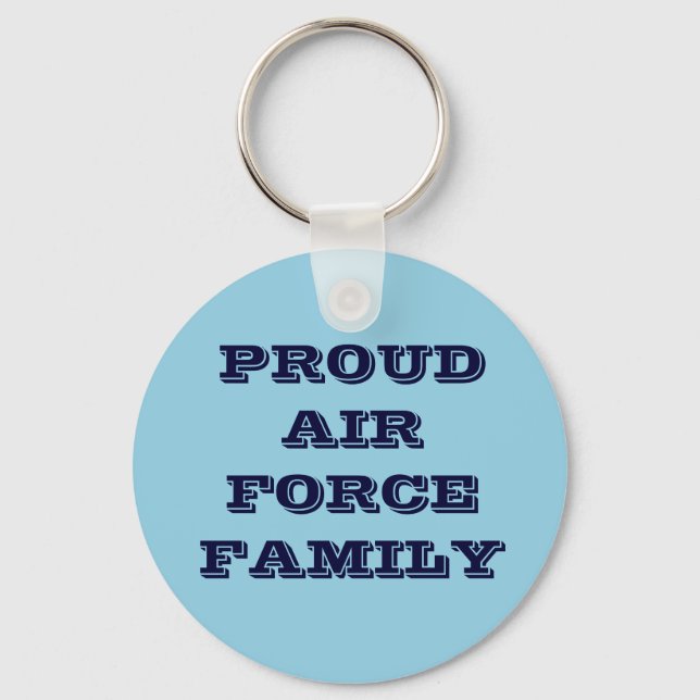 Nyckelring Proud Luft Force-familjen (Framsida)