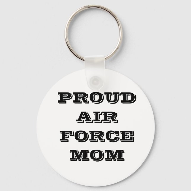 Nyckelring Proud Luft Force Mamma (Framsida)