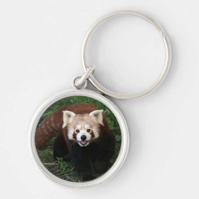 Nyckelring - röd panda (Framsidan)
