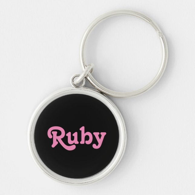 Nyckelring Ruby (Framsidan)