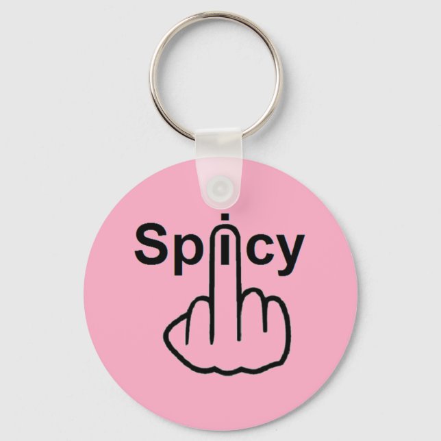 Nyckelring Spicy Flip (Framsida)