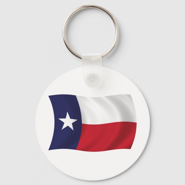 Nyckelring Texasflagga (Framsida)
