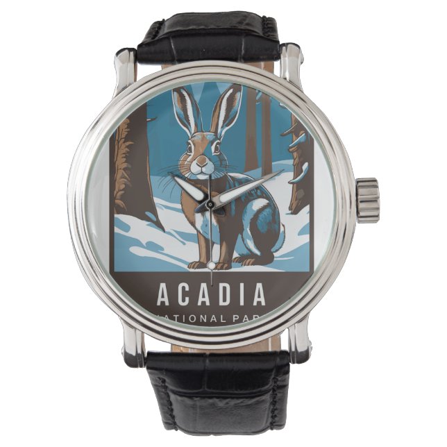 Nyckelring till Acadia National Park Armbandsur (Framsida)