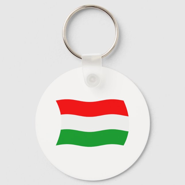 Nyckelring Ungerns flagga (Framsida)