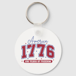 Nyckelring USA 250-årsjubileum Patriotisk Nyckelri
