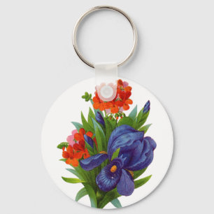 Nyckelring Vintage Blommig