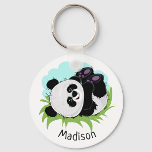 Nyckelringar för Cute Panda-användarnamn