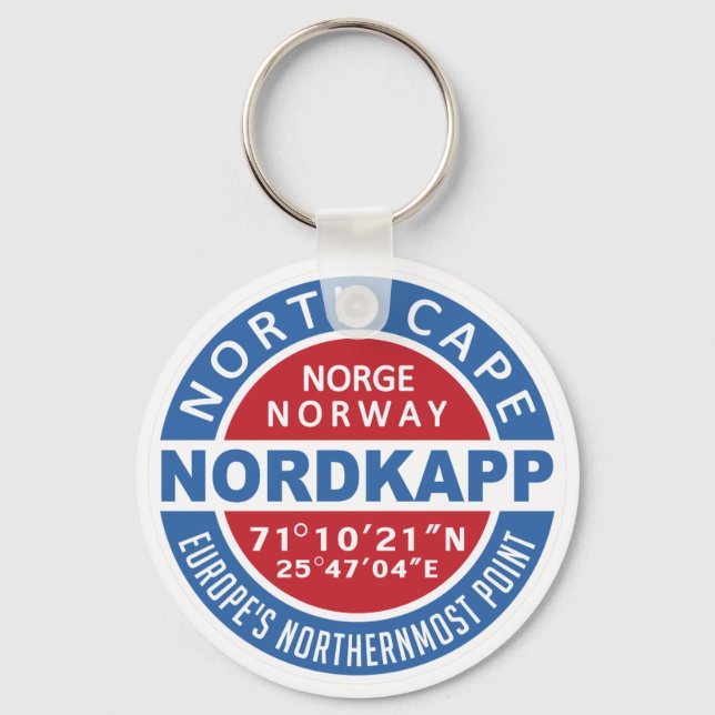 Nyckelringar för NORDKAPP-Norge (Framsida)