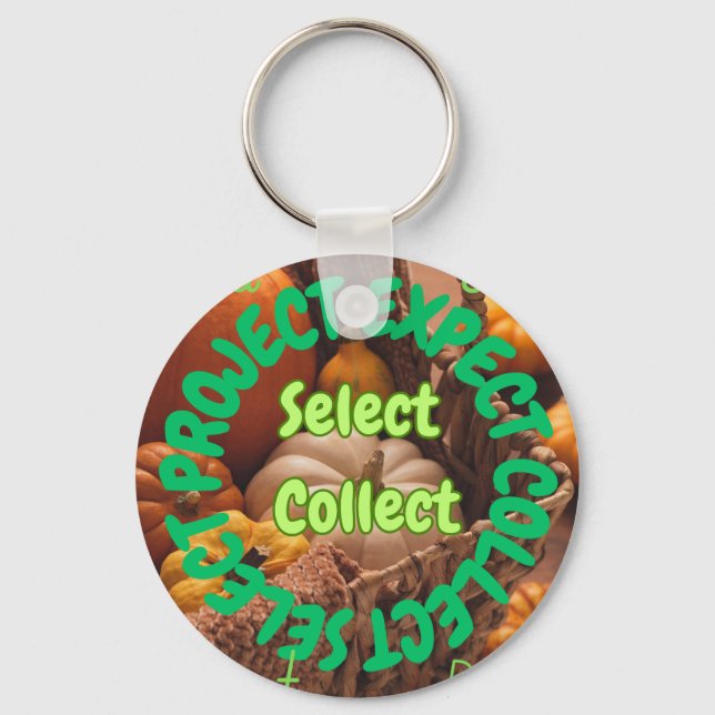 Nyckelringar för vegetabiliska ikoner - Välj proje (Baksida)