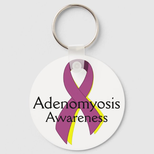Nyckelringen Adenomyosis Awareness Nyckelring (Framsida)