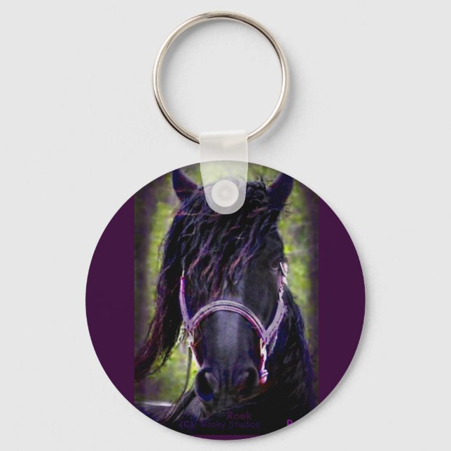 Nyckelringen Black Stallion Nyckelring (Framsida)