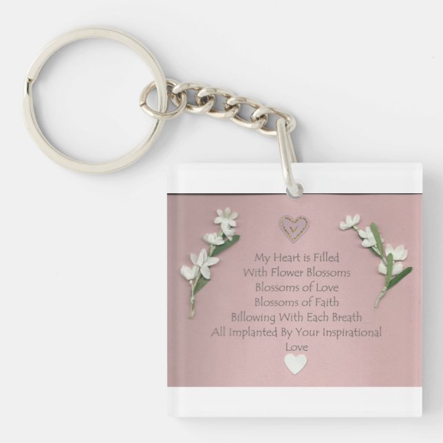 Nyckelringen Blommar i blomman (Framsidan)