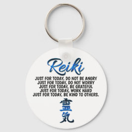 Nyckelringen Blue Reiki Principles Nyckelring