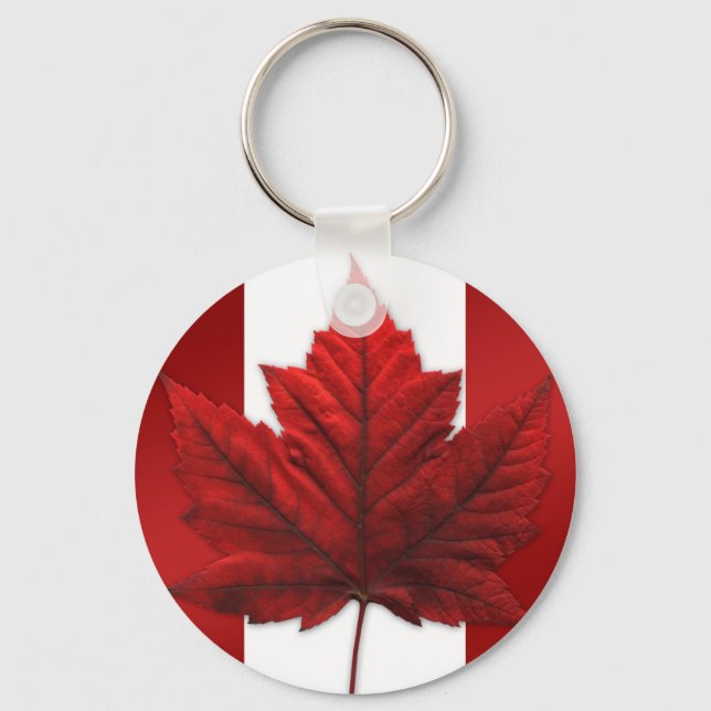 Nyckelringen Canada Souvenir Nyckelrings & Canada  Nyckelring (Framsida)