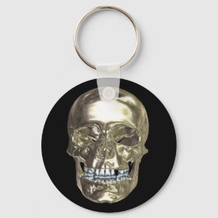 Nyckelringen Chrome Skull Nyckelring