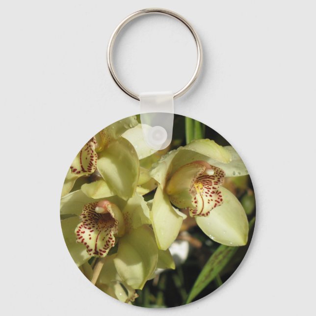 Nyckelringen Cymbidium Orchids Nyckelring (Framsida)
