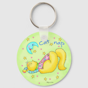 Nyckelringen Katt Nap Nyckelring